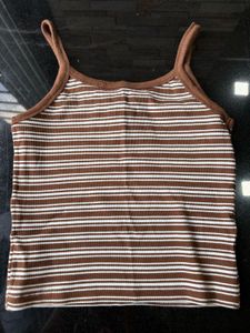 Westside Striped Spaghetti Strap Tank Top