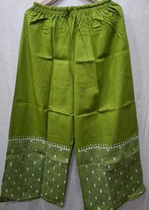 Kantha Embroidered Palazzo Pants