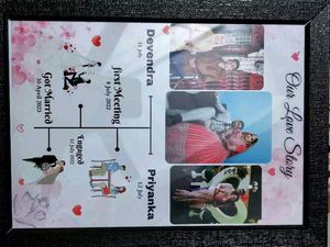 Our Love Story Photo Frame..