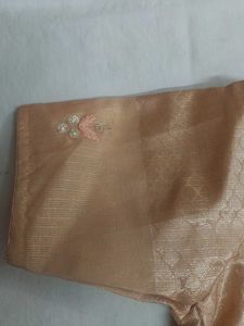 Premium Nude Organza Saree