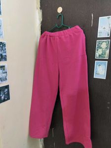 Vibrant Pink Wide Leg Pants