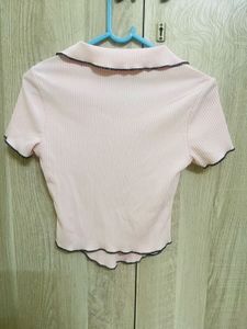 Savana Cute Pink Cropped Top
