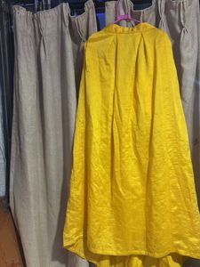 Vibrant Yellow Silk Blouse