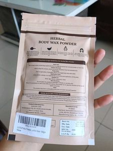 Herbal Body Wax Powder - Chocolate Flavor