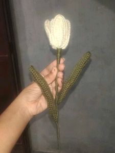 Handmade Crochet Tulip Flower