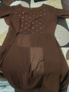 Stylish Brown Kurta Set