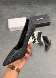 Ysl Saint Laurent Black Heels