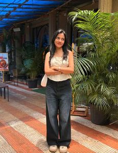 Wide Leg Black Wash Denim Jeans