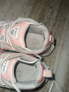 PUMA White &amp; Pink Sneakers