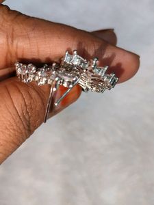 American Diamond Yellow Earrings