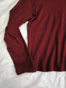 Burgundy Long Sleeve pullover