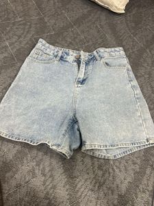 Light Wash Denim Shorts