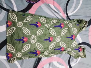 Blue kurta set with Duppata
