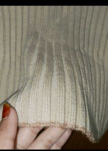 Vintage Turtleneck Sweater highneck cream beige wi