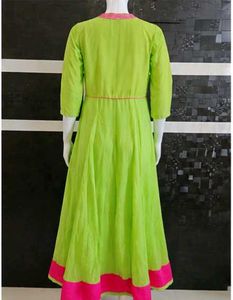 Designer Kurta with Pink Embroidery