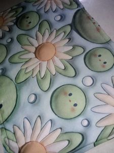 Cute Daisy &amp; Froggy Print Mat