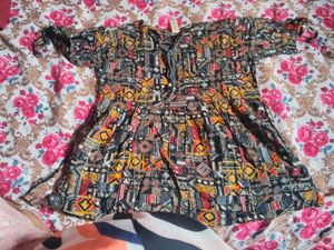 Boho Print Mini Dress