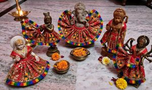 Decorative Hindu God Idols Set