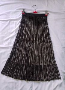 stylish shining black Skirt
