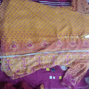 Short Morpankh Yellow Print Kurti - XXL