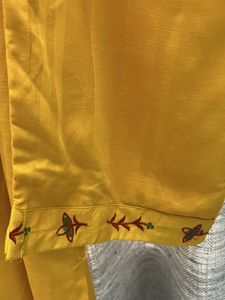 XL-XXL Yellow Kurta Set with Pants