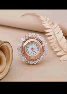 Sparkling Crystal Analog Watch