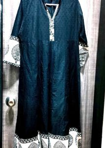 Black and White kurta