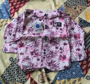 Cute Floral Print Top