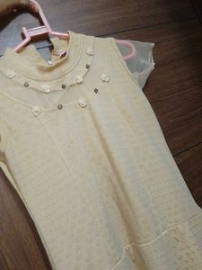 Elegant Beige Embellished Gown