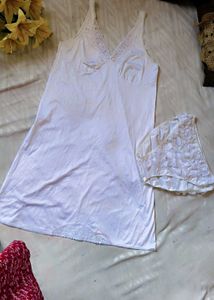 Very Fancy And Amazing Lace Nighty With Penty