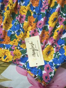 Floral Print Skirt- Berrylush Brand