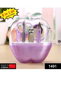 Cute Pink Apple Manicure Set
