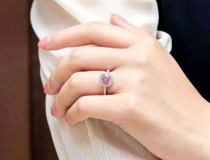 Szn american Elegant Pink Gemstone Ring