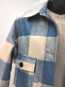 Long Check Shacket