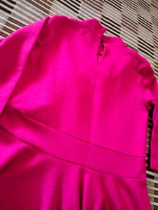 🦩Stylish Fuchsia Pink Branded Dress🦩