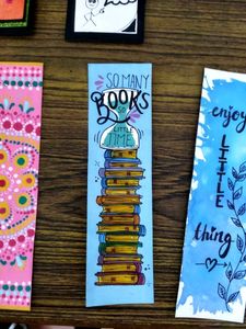 Beautiful Custom Hand-painted Bookmarks