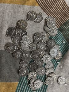 Queen Elizabeth II Coin Charms set of 40