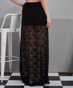 Sheer A-Line Skirt