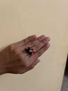 Multi-color Gemstone Ring