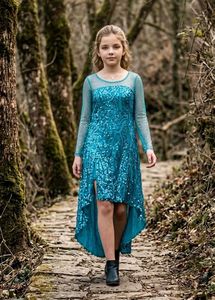 sequined dress