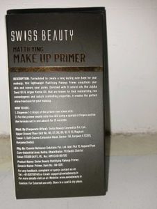 Swiss Beauty Mattifying Primer