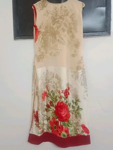 Embellished Neck Kurti With Stones