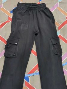 Pronk Baggy Black Cargo Joggers