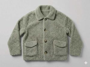 Branded Fleece Fur  Jacket
