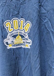 Vintage Blue Graphic T-Shirt 2014