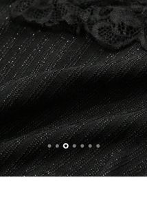 Sparkly Black Long Sleeve Dress