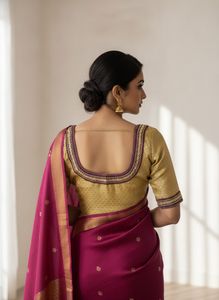 Elegant Brocade Blouse