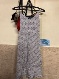 Cute Printed Spaghetti Strap Dress