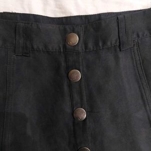 *Authentic* FIRETRAP Black Button-Front Skirt