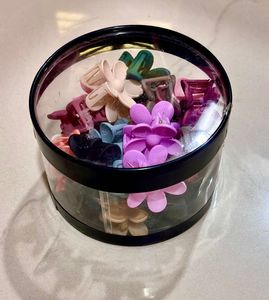 cute flowers hair claw clips